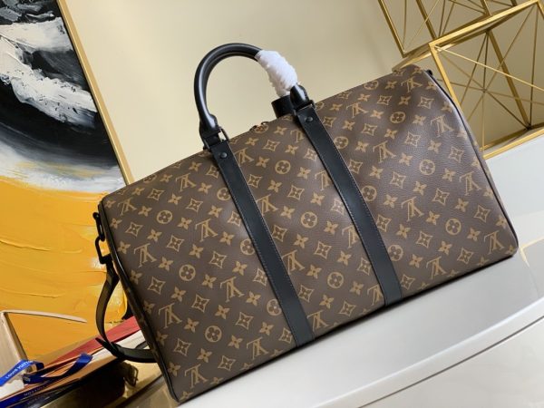 LV Keepall Bandouliere 45 Monogram Canvas For Men, Men’s Bags, Travel Bags 17.7in/45cm LV