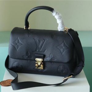 LV Madeleine MM Monogram Empreinte Black For Women, Shoulder and Crossbody Bags 11.8in/30cm LV M45976