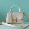 LV Madeleine BB Monogram Empreinte Creme Beige For Women, Shoulder and Crossbody Bags 9.4in/24cm LV M46008