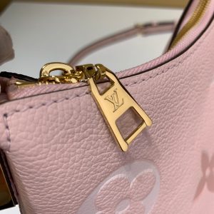 LV Marshmallow Hobo Bag Monogram Empreinte Pink For Women, Shoulder And Crossbody Bags 9.4in/24cm LV M45697