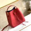 LV NeoNoe MM Bucket Bag Monogram Empreinte Red For Women, Women’s Bags, Shoulder Bags 10.2in/26cm LV