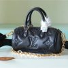 LV Papillon BB Bag Classic Monogram For Women 20cm Black LV M59800