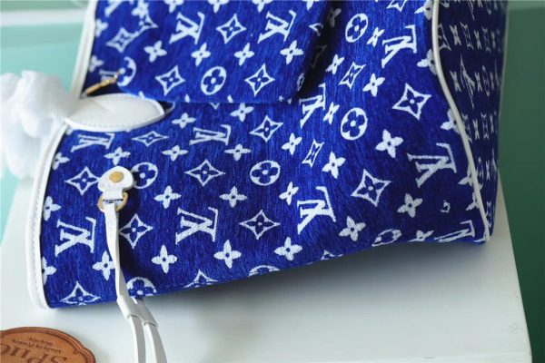 LV Neverfull MM Monogram Blue For Women, Shoulder And Crossbody Bags 12.2in/31cmLV M46220