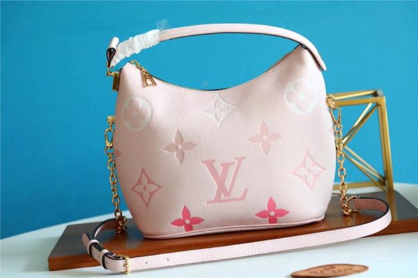 LV Neverfull MM Monogram Canvas Rose Pink For Women, Shoulder and Crossbody Bags 9.4in/24cm LV