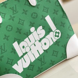 LV Litter Bag Vintage Monogram Canvas Green By Virgil Abloh For Men, Men’s Bags, Shoulder And Crossbody Bags 9.4in/24cm LV M80815