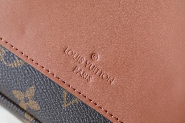 LV Marceau Monogram Canvas Caramel Brown For Women, Shoulder and Crossbody Bags 9.6in/24.5cm LV M46127