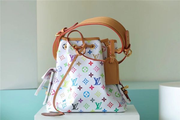 LV Noe BB Monogram Monogram Multicolore White For Women, Shoulder And Crossbody Bags 13.4in/34cm LV