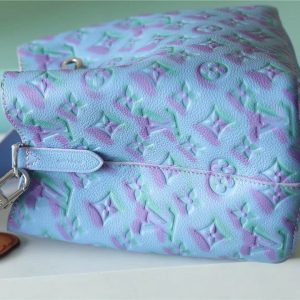 LV NeoNoe BB Monogram Empreinte Lilas Purple For Women, Shoulder And Crossbody Bags 7.9in/20cm LV M46173