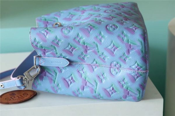 LV NeoNoe BB Monogram Empreinte Lilas Purple For Women, Shoulder And Crossbody Bags 7.9in/20cm LV M46173