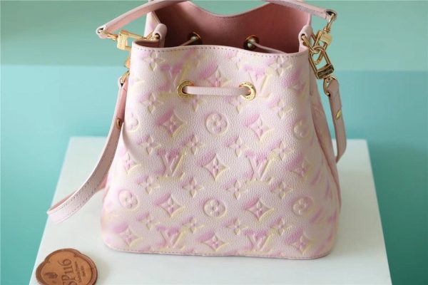 LV NeoNoe BB Monogram Empreinte Pink For Women, Shoulder And Crossbody Bags 7.9in/20cm LV