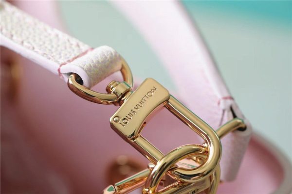 LV NeoNoe BB Monogram Empreinte Pink For Women, Shoulder And Crossbody Bags 7.9in/20cm LV M46174