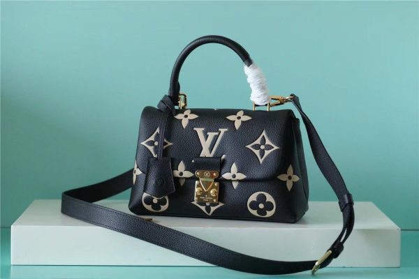 LV Madeleine BB Monogram Empreinte Black For Women, Shoulder and Crossbody Bags 9.4in/24cm LV M45978