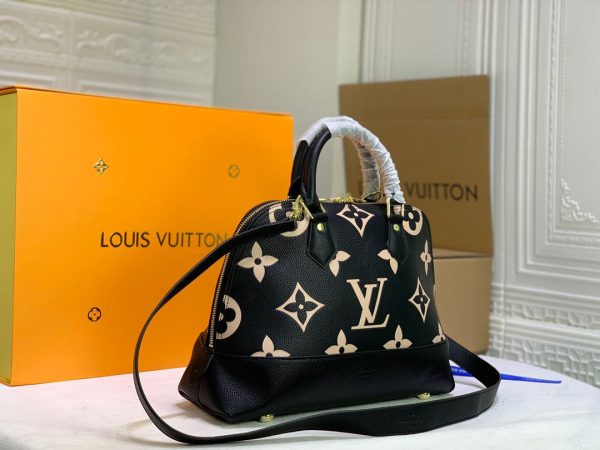 LV Neo Alma PM Monogram Empreinte Black/Beige For Women, Shoulder And Crossbody Bags 13.8in/35cm LV