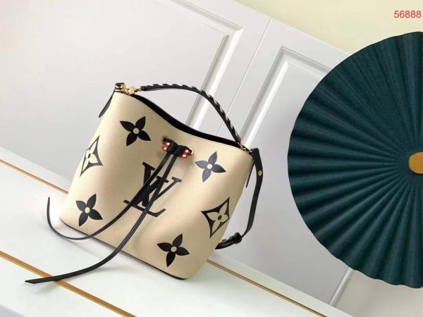 LV LV Crafty Neonoe MM Bucket Bag Creme For Women, Women’s Handbags, Shoulder Bags 10.2in/26cm LV M56889