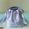 LV Nano Noe Monogram Empreinte Light Blue For Women, Shoulder And Crossbody Bags 6.3in/16cm LV M81463