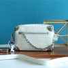 LV Mini Soft Trunk Crocodilian White For Men, Bags, Shoulder And Crossbody Bags 7.2in/18.5cm LV N98495