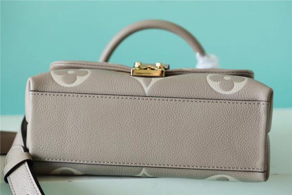 LV Madeleine BB Monogram Empreinte Dove Gray/ Creme Beige For Women, Shoulder and Crossbody Bags 9.4in/24cm LV