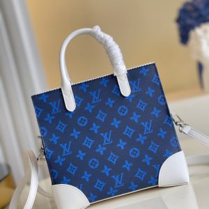 LV Litter Bag Vintage Monogram Canvas Blue By Virgil Abloh For Men, Men’s Bags, Shoulder And Crossbody Bags 9.4in/24cm LV