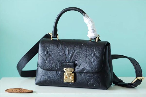 LV Madeleine BB Monogram Empreinte Black For Women, Shoulder and Crossbody Bags 9.4in/24cm LV