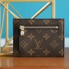 LV ID Card Holder Monogram Canvas Brown For Men, Wallet 13cm LV N60378