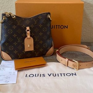 LV Odéon PM Monogram Canvas Natural For Fall-Winter, Shoulder And CrossBody Bags 11in/28cm LV M45354