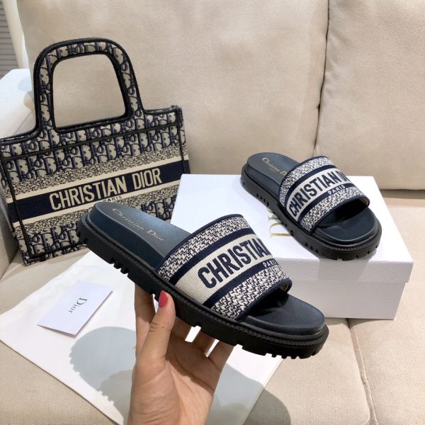 DIOR DWAY SLIPPER BLUE