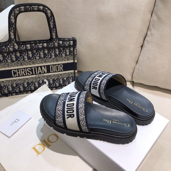 DIOR DWAY SLIPPER BLUE