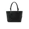 CHANEL CALFSKIN QUILTED LARGE CAMBON TOTE BLACK 41CM