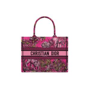 DIOR LARGE DIOR BOOK TOTE FUCHSIA MULTICOLOR 24CM M1265ZEUPM75E