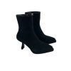 DIOR SUEDE LEATHER ANKLE BOOTS BLACK