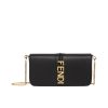 FENDI FENDIGRAPHY WALLET ON CHAIN BLACK 21CM 8BS076A5DYF0KUR