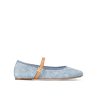 LOUIS VUITTON ROMY FLAT BALLERINA BLEU CLAIR 1ACZA6