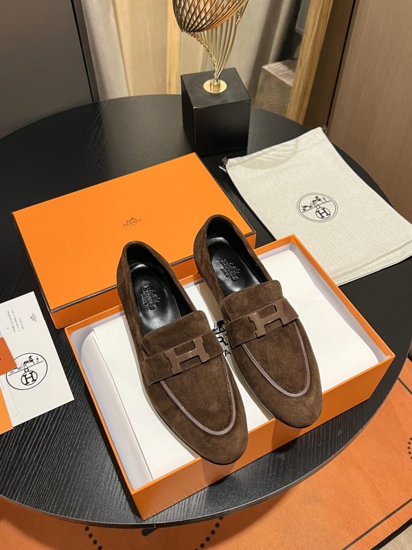 HERMES PARIS LOAFER BROWN