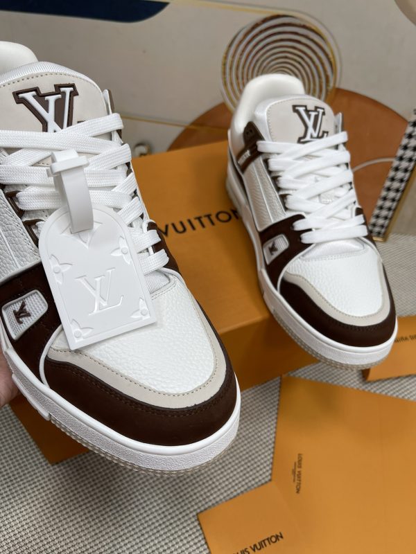 LOUIS VUITTON LV TRAINER SNEAKER BROWN