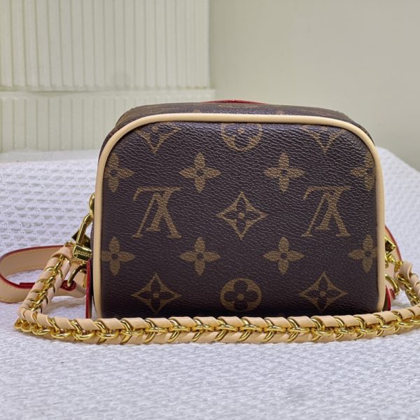 LOUIS VUITTON JUST IN CASE MONOGRAM CANVAS LEATHER BROWN 13CM M47096