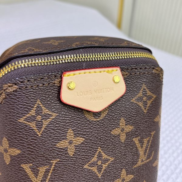 LOUIS VUITTON JUST IN CASE MONOGRAM CANVAS LEATHER BROWN 13CM M47096