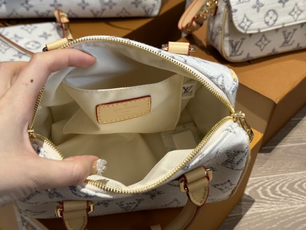 LOUIS VUITTON SPEEDY BANDOULIÈRE 20 MULTICOLOR BEIGE 20CM M24709