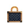 LOUIS VUITTON PETITE VALISE DENIM BLEU 21CM M24161