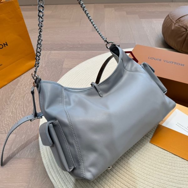 LOUIS VUITTON CARRYALL DARK MM GRIS TRIANON 40CM M12583