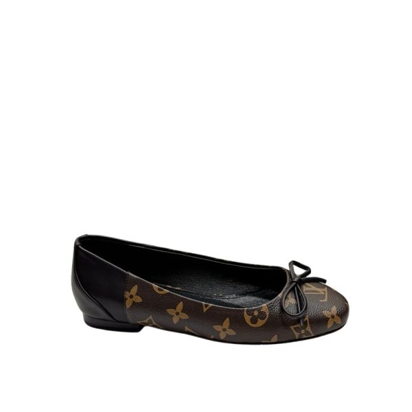 LOUIS VUITTON JOY BALLERINA FLATS MONOGRAM BROWN