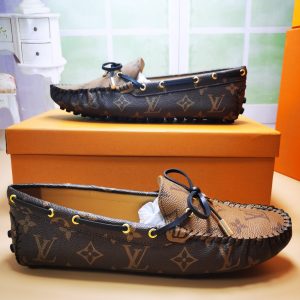 LOUIS VUITTON GLORIA LOAFERS BROWN 1ABV23