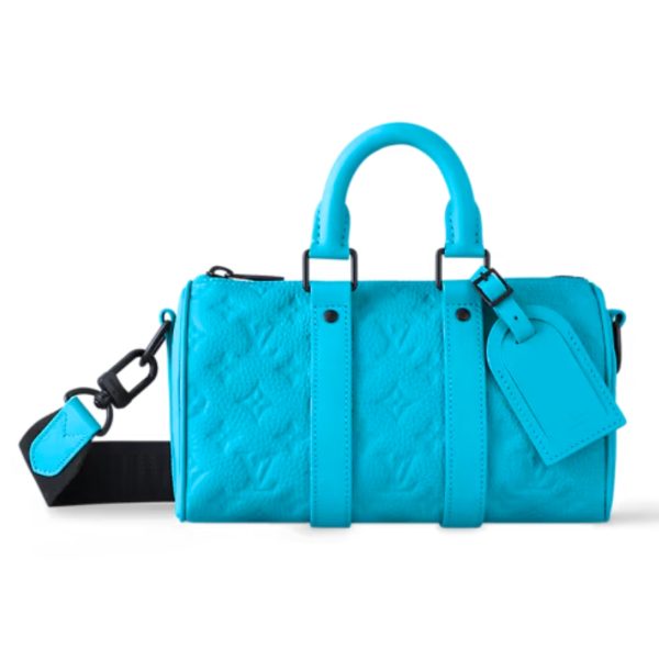 LOUIS VUITTON KEEPALL BANDOULIÈRE 25 TURQUOISE 25CM M11996