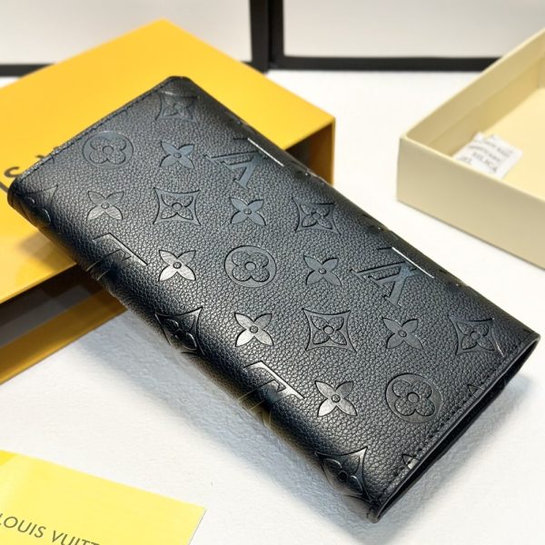 LOUIS VUITTON SARAH WALLET MONOGRAM EMPREINTE BLACK 19CM M82638