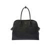 PRADA LARGE LEATHER TOTE BAG WITH BUCKLES BLACK 32CM 1BG508 2CYS F0002 V OOO