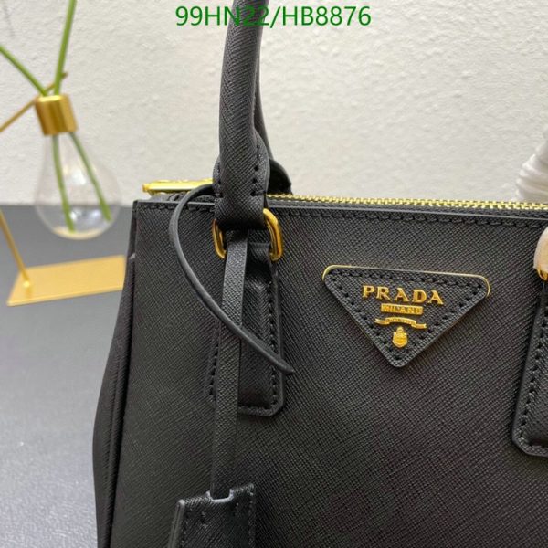 PRADA GALLERIA SAFFIANO LEATHER MINI BAG BLACK 20CM 1BA906NZVF0002VEOM