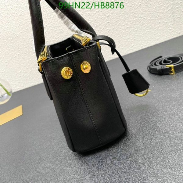 PRADA GALLERIA SAFFIANO LEATHER MINI BAG BLACK 20CM 1BA906NZVF0002VEOM