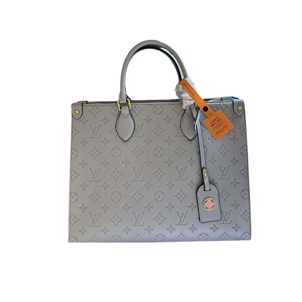 LOUIS VUITTON ON THE GO MM GREY 35CM