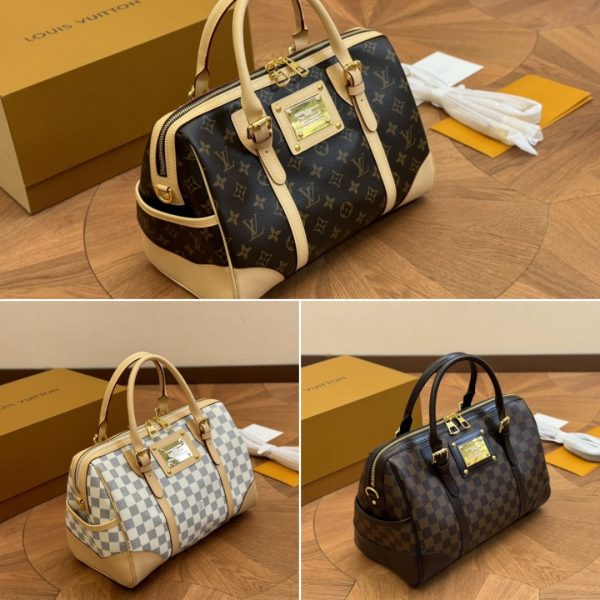 LOUIS VUITTON BERKELEY MONOGRAM CANVAS BROWN 32CM