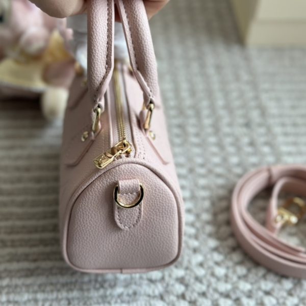 LOUIS VUITTON SPEEDY BANDOULIÈRE 20 MONOGRAM EMPREINTE PINK OPALE 20CM M47136