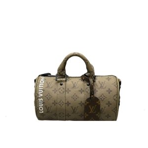 LOUIS VUITTON KEEPALL BANDOULIÈRE DARK GREEN 25CM